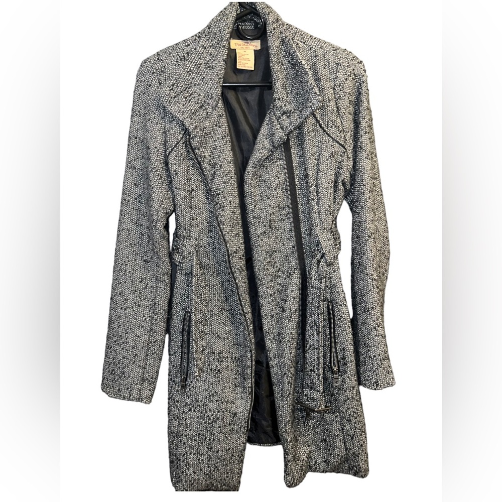 Women’s gray pea coat size Medium